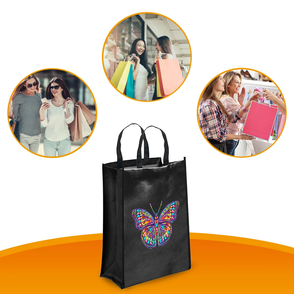 DIY Diamond Painting Luminous Eco-Friendly Bag - Butterfly