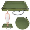 Portable Shower Pan with Drain Hose Foldable Shower Base for Indoor and Outdoor