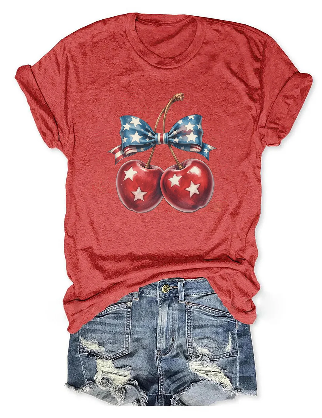 4th of July Cherry T-shirt