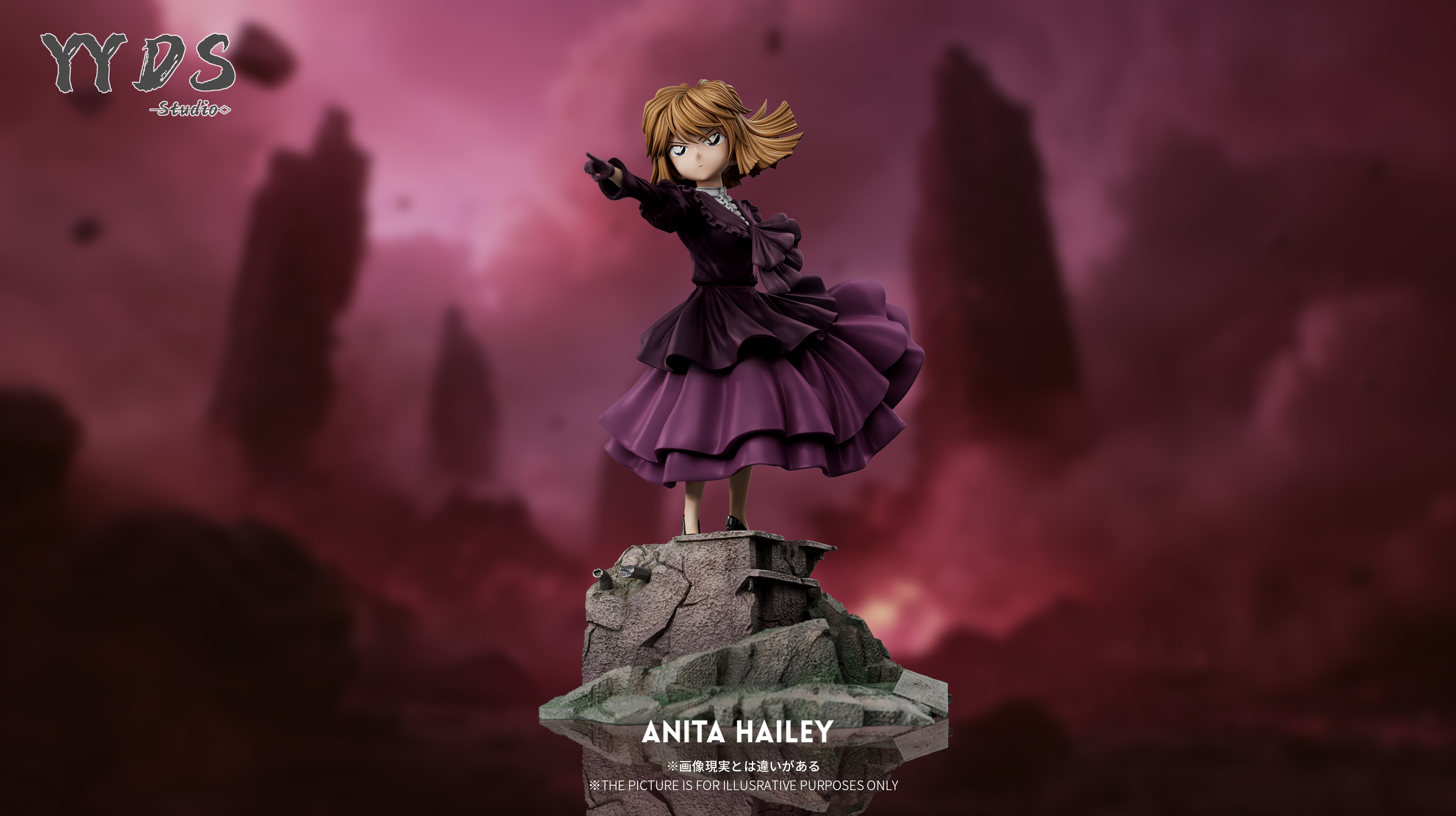 YYDS Studio - Detective Conan Gothic Black Dress Ai Haibara 1/6 Statue(GK)-
