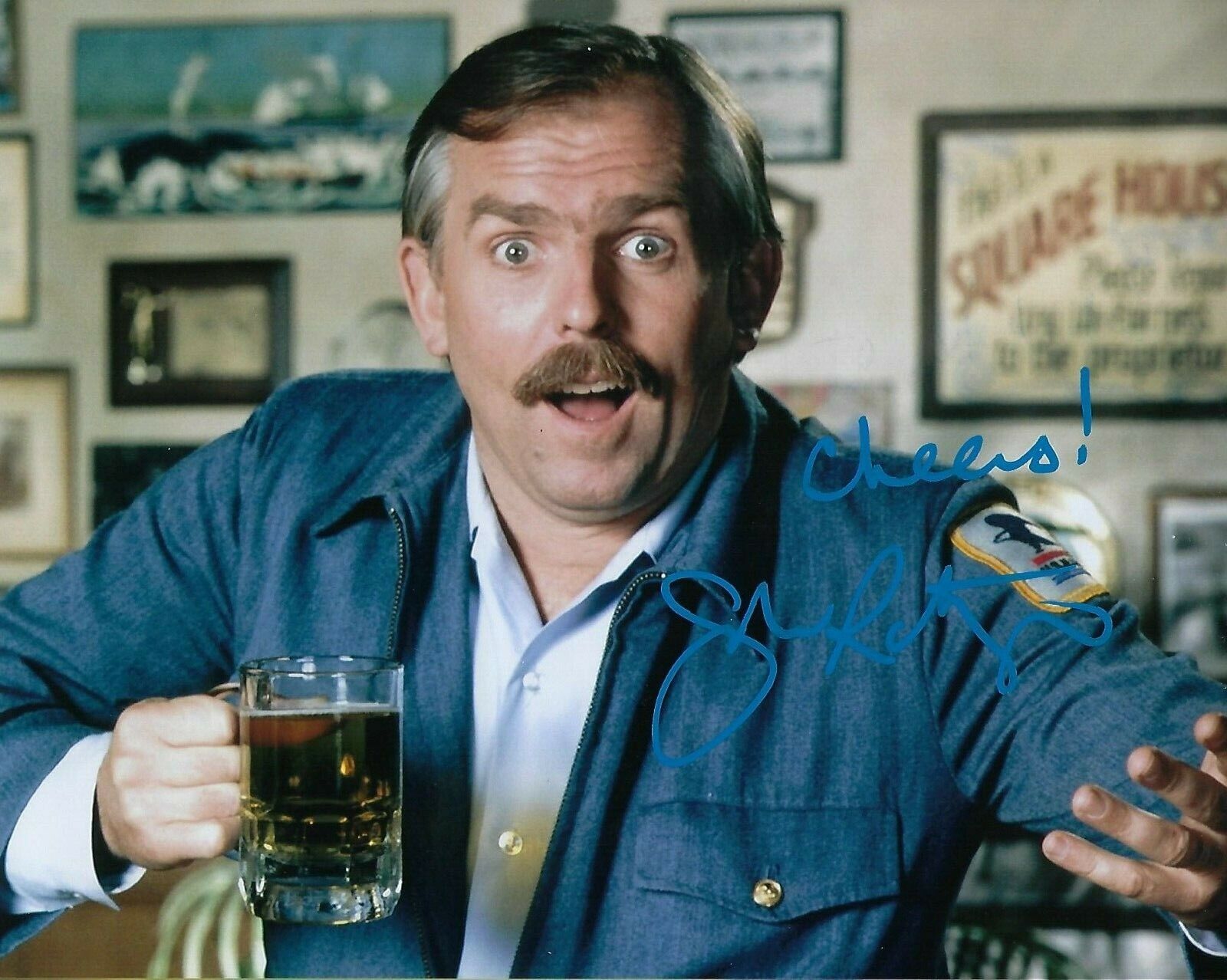 GFA Cheers Cliff Clavin * JOHN RATZENBERGER * Signed 8x10 Photo Poster painting J4 COA