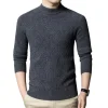 100% pure wool half turtleneck sweater