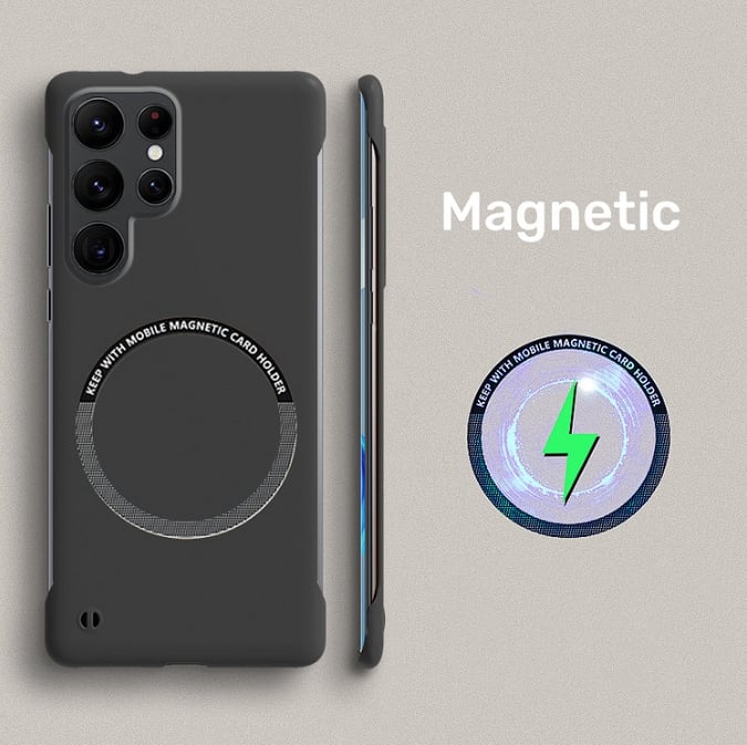 PC Frameless Magnetic Protective Case For Samsung
