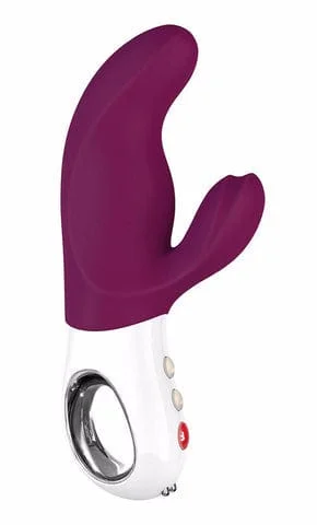 Pornhint Fun Factory MISS BI Silicone Rabbit Vibrator - Grape
