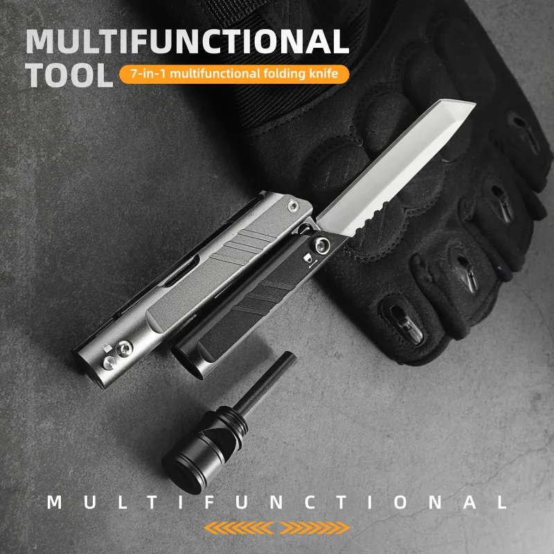 Multi-Functional Outdoor Tools Stainless Steel Camping Folding Pocket Multi-Tool Knife