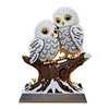 Diamond Painting Owl Wooden Desktop Decor Ornaments