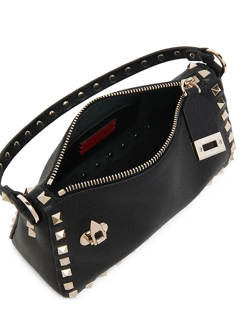 Valentino Garavani Rockstud Leather Shoulder Bag