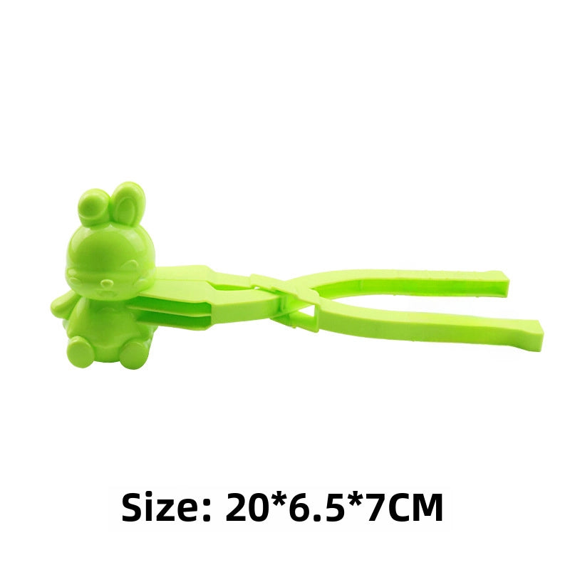 Children’s Winter Outdoor Toy Snow Clip Snowball Fight Artifact Snowflake Love Snowball Clip Play Snow Toy Sand Mold