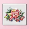 Small Kitchen - 11CT Stamped 3 Strands Cross Stitch 25*21cm/9.84*8.27in tapestrymarket