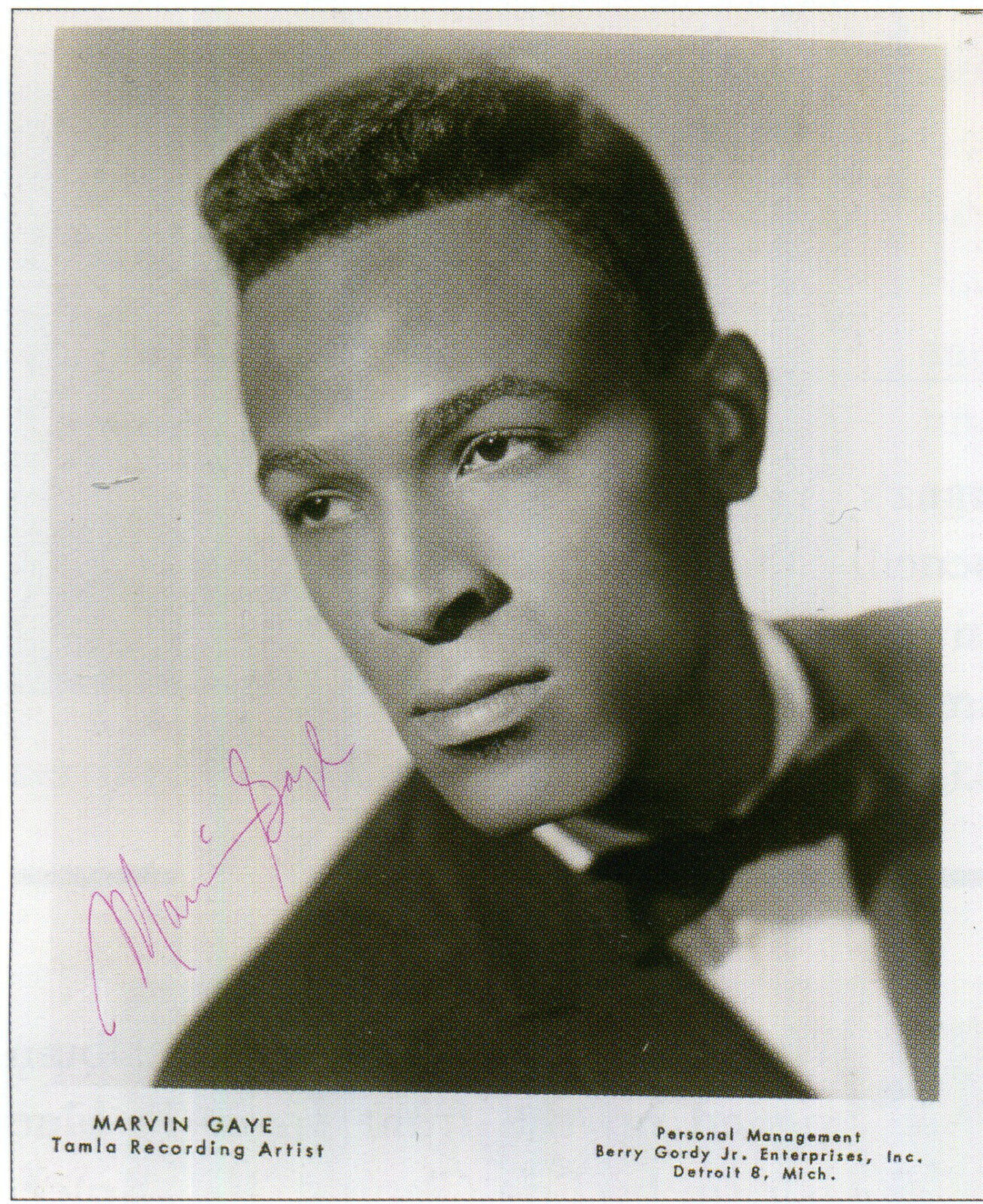 MARVIN GAYE Signed Photo Poster paintinggraph - Soul and R&B Singer / Songwriter - preprint