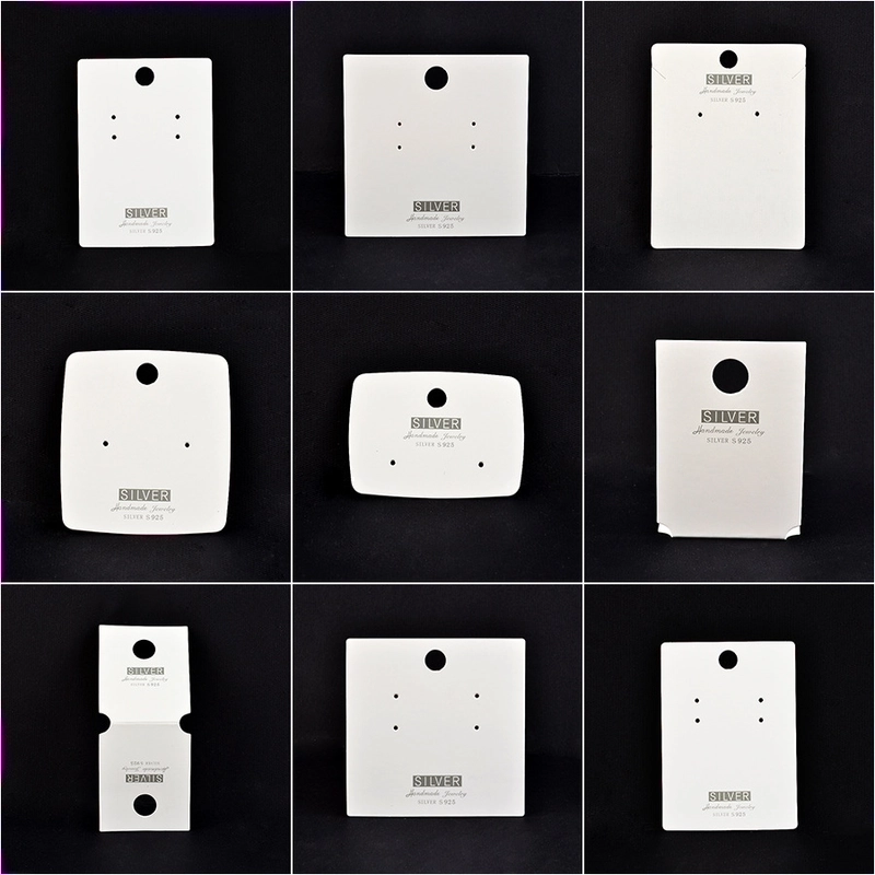 Earrings Stud Necklace Accessories Packaging Printing Paperboard Tag