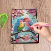 Liebe Papagei Kristall Notizblock Skizzenbuch - 5d DIY Handwerk Notizbuch