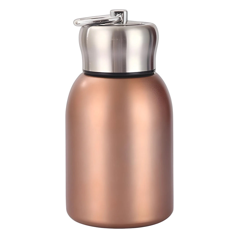 Creative 304 Stainless Steel Small Fat Ding Thermos Cup High Color Value Mini Simple Small Belly Cup With Lifting Ring Cup Customization