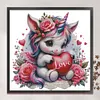 Rainbow Unicorn-14CT Stamped Cross Stitch Egyptian Cotton 65*65cm/25.59*25.59in(Big Size) tapestrymarket
