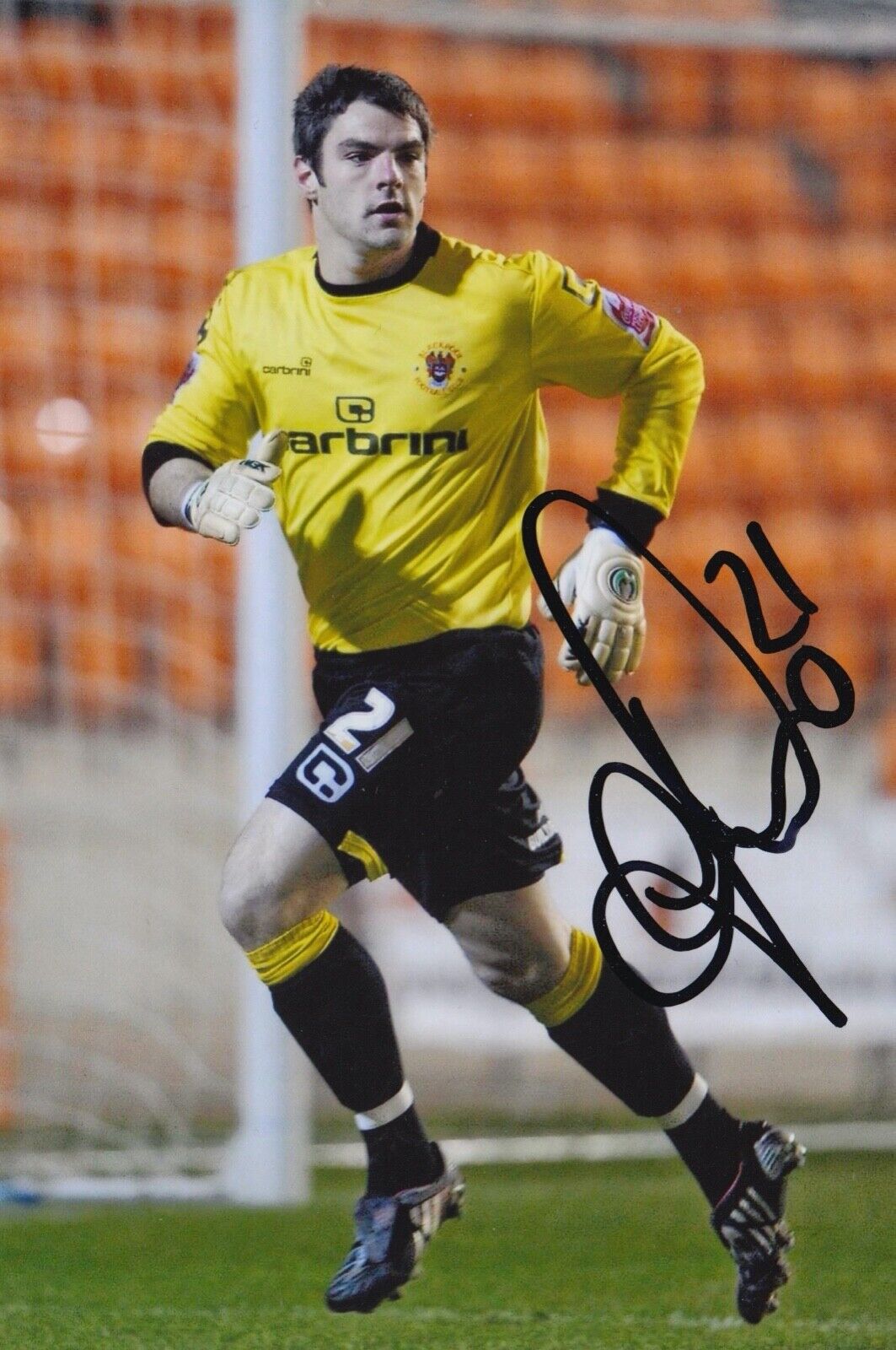 MATT GILKS HAND SIGNED 6X4 Photo Poster painting - FOOTBALL AUTOGRAPH - BLACKPOOL.