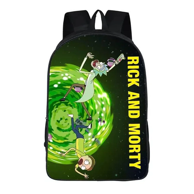 Mayoulove Anime Rick And Morty #8 Cosplay Backpack School Notebook Bag-Mayoulove