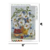 Flowers And Strawberries  | Full Round Diamond Painting Kits