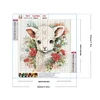 >SALE<5D DIY Full Round Drill Diamond Painting Christmas Sheep Home Decor 30x30cm