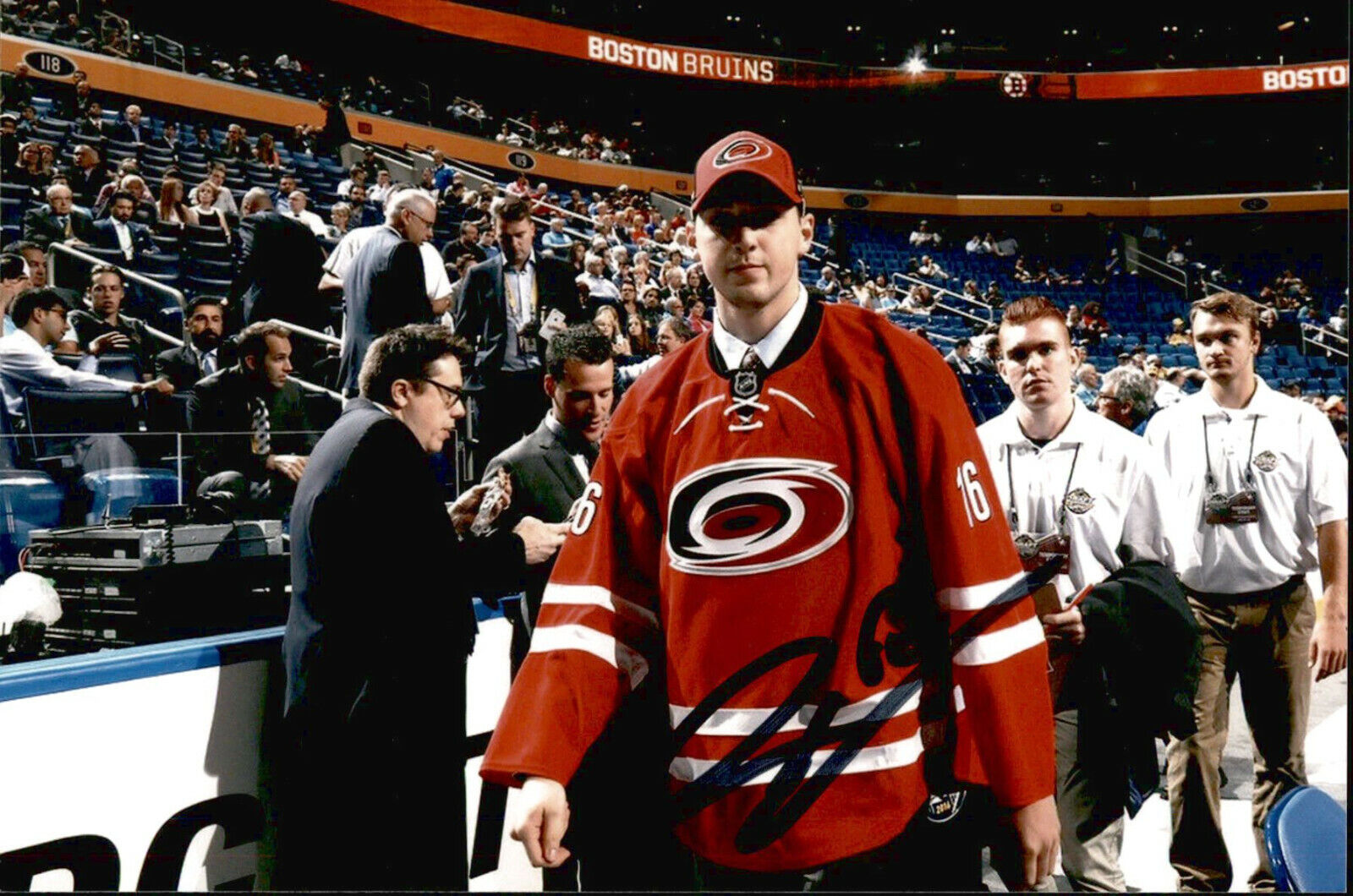 Jeremy Helvig SIGNED autographed 4x6 Photo Poster painting CAROLINA HURRICANES