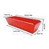 Plastic Drywall Mud Pan with Scraping Bar Sheetrock Mud Pan for Quicker Cleaning
