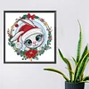 Christmas Tiger - Crystal Rhinestone Diamond Painting