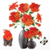 Best Gift For Holiday  3D Vase Sticker