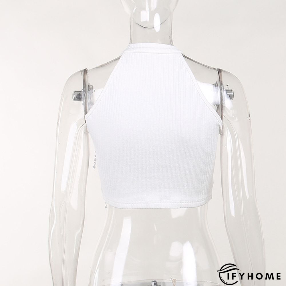 Trendy Casual All-match Slim Pearl Vest Top | IFYHOME