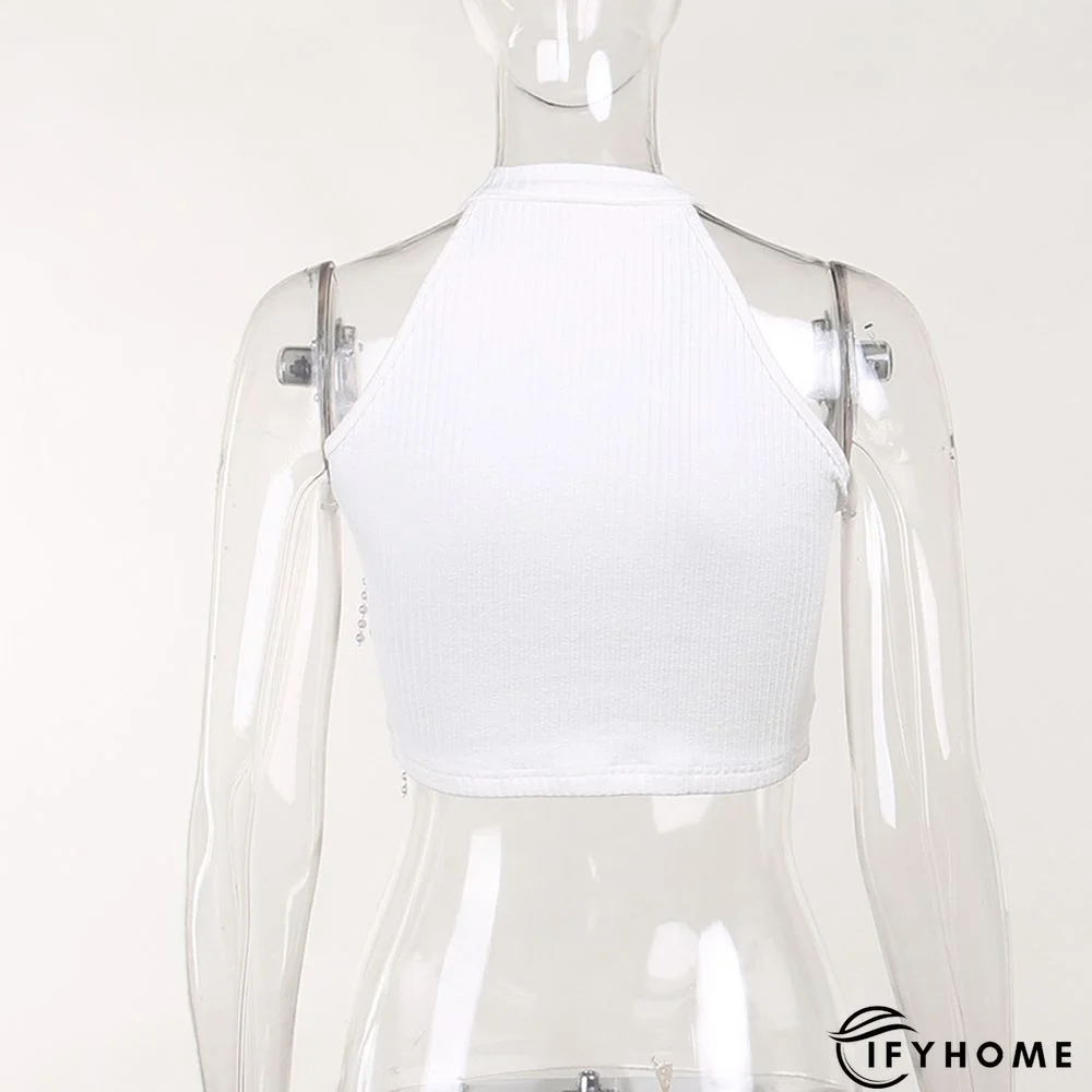 Trendy Casual All-match Slim Pearl Vest Top | IFYHOME