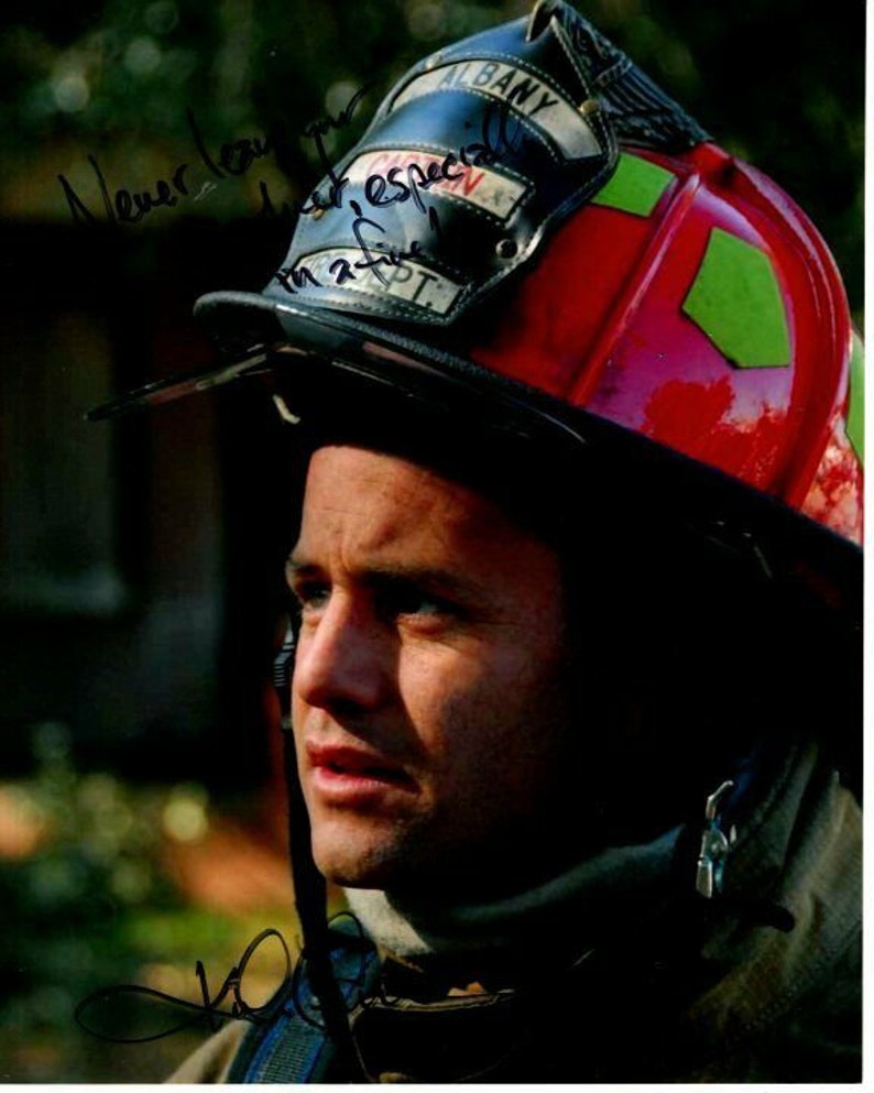 Kirk cameron signed fireproof caleb holt Photo Poster painting great content