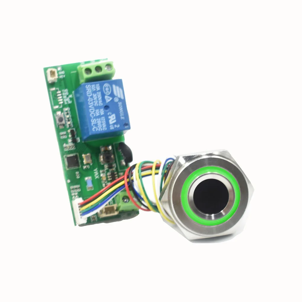 DIY Smart Door Lock BIO Fingerprint Relay Switch Biometric Fingerprint Identification Module With App for Attendance