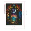 uk.everydayedeals (Limited Stock)Diamond Painting - Round AB Drills - Witch of Moon(45*55cm)