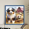 Sheepdog And Lamb-11CT Stamped Cross Stitch 40*40cm/15.75*15.75in