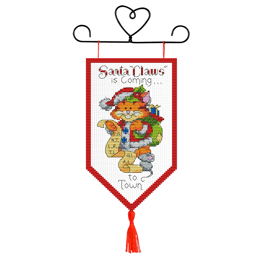 

Santa Claus - Door Decoration Cross Stitch - 23*33CM, 501 Original