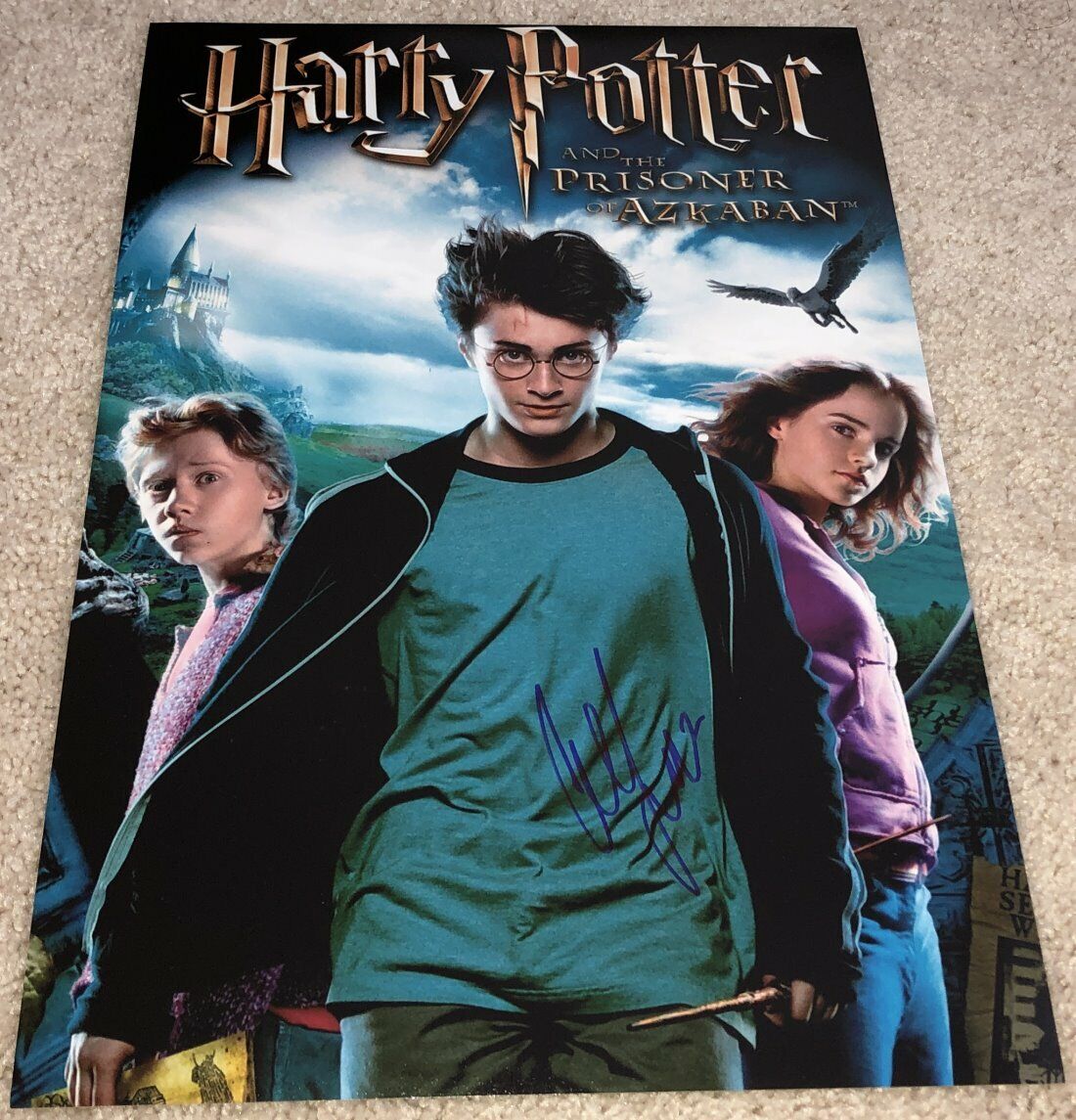 ALFONSO CUARON SIGNED HARRY POTTER PRISONER OF AZKABAN 12x18 Photo Poster painting w/EXACT PROOF