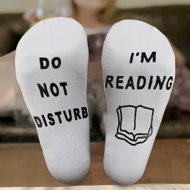 Do not disturb I'm reading Socks-Annaletters
