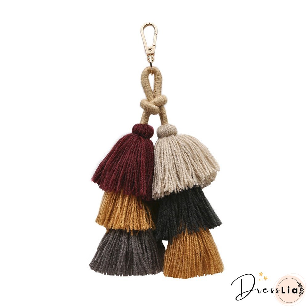 Paziye Bohemian Creative Tassel Bag Pendant