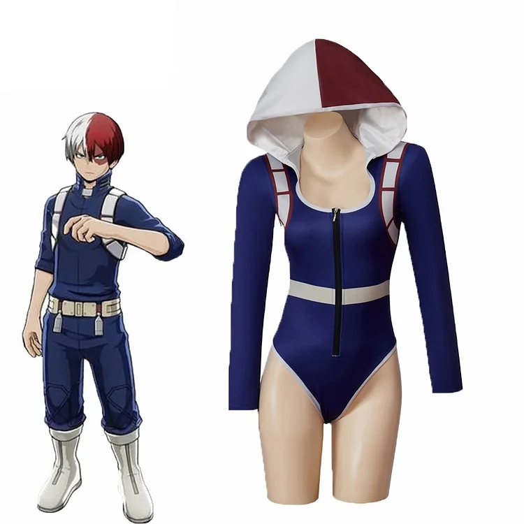 Anime My Hero Academia Todoroki Cosplay Jumpsuit