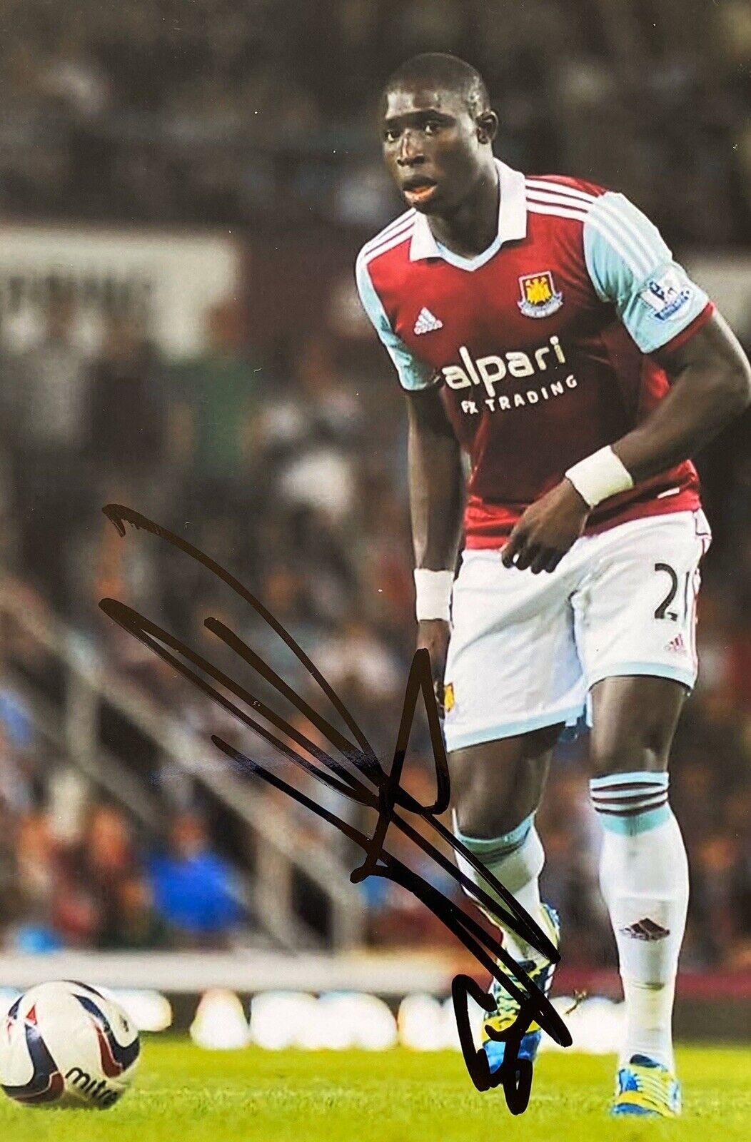Mohamed Diame Genuine Hand Signed 6X4 Photo Poster painting - West Ham United