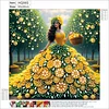 Diamond Painting-DIY Crystal Rhinestone Lemon Girl(Box Packaging)