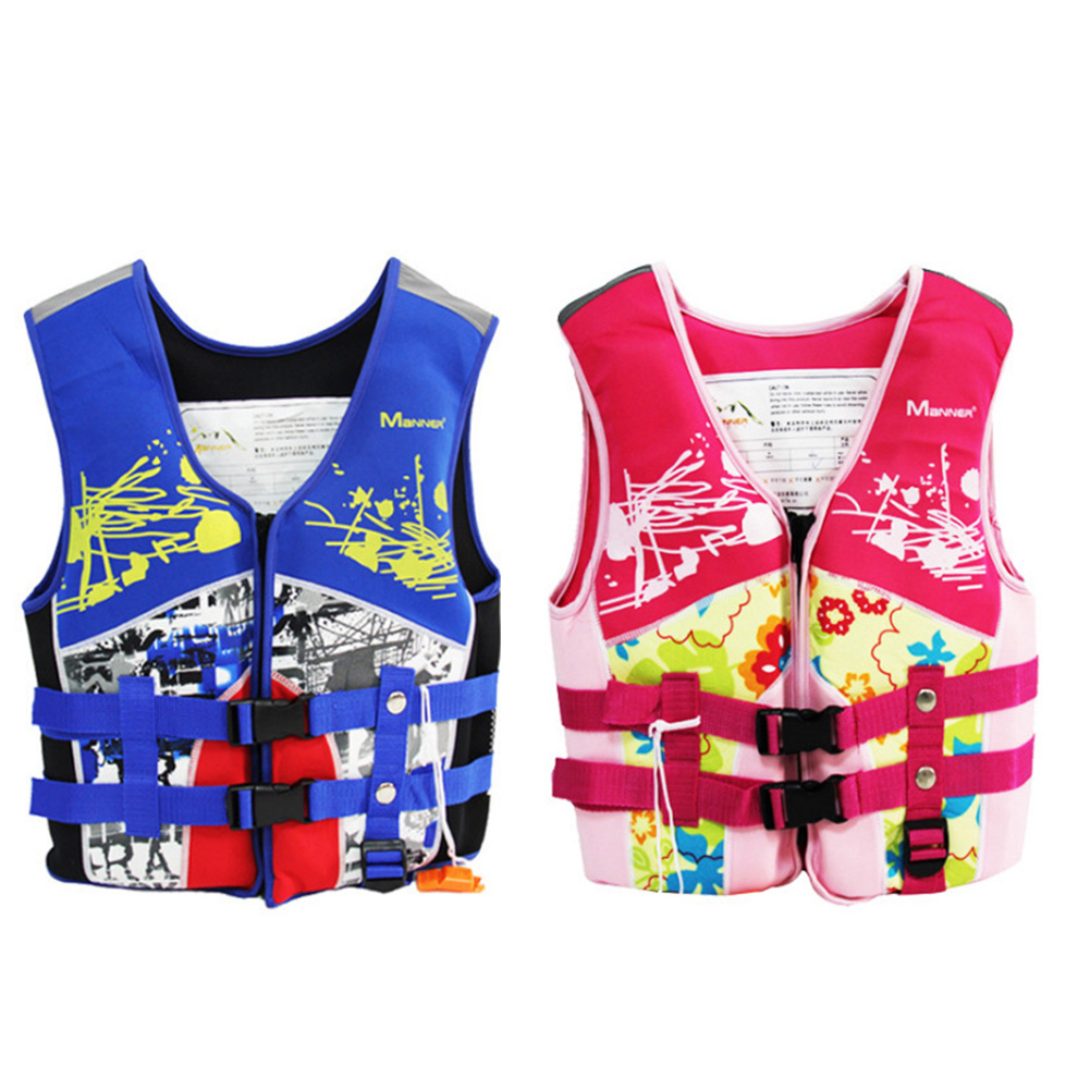 

Children Buoy Life Vest Swimming Boating Fishing Waistcoat Jackets, Blue m, 501 Original