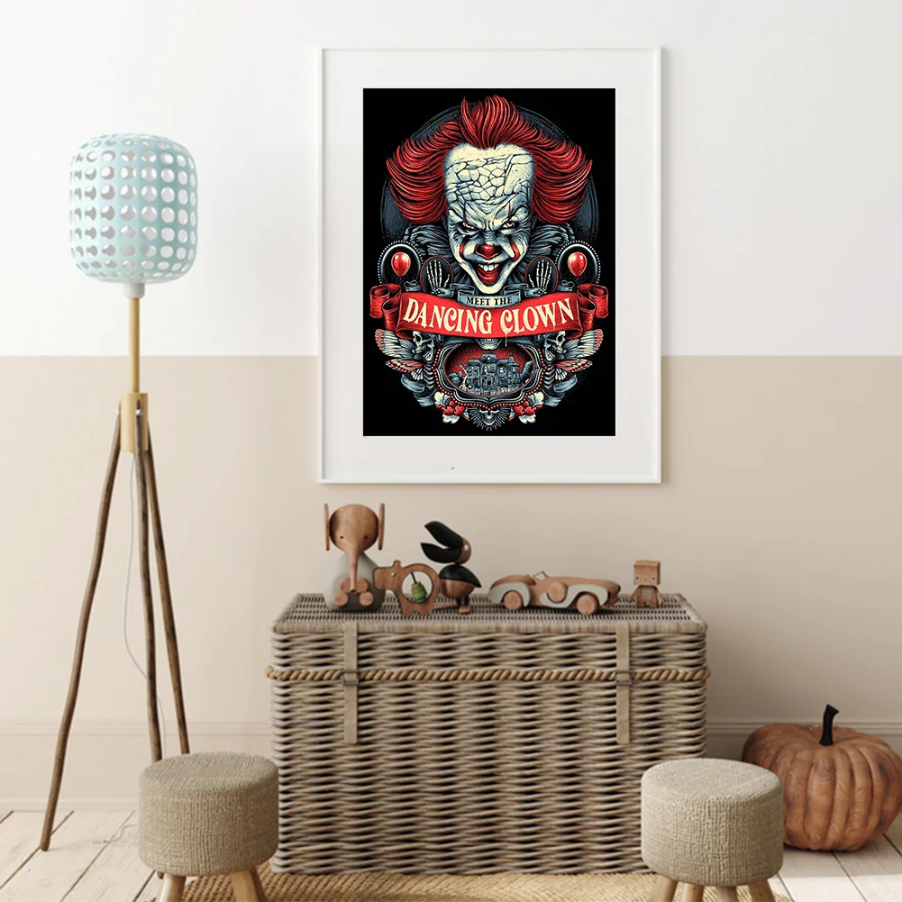 Diamond Painting - Full Round Drill - Horror Movie Characters(30*40cm)