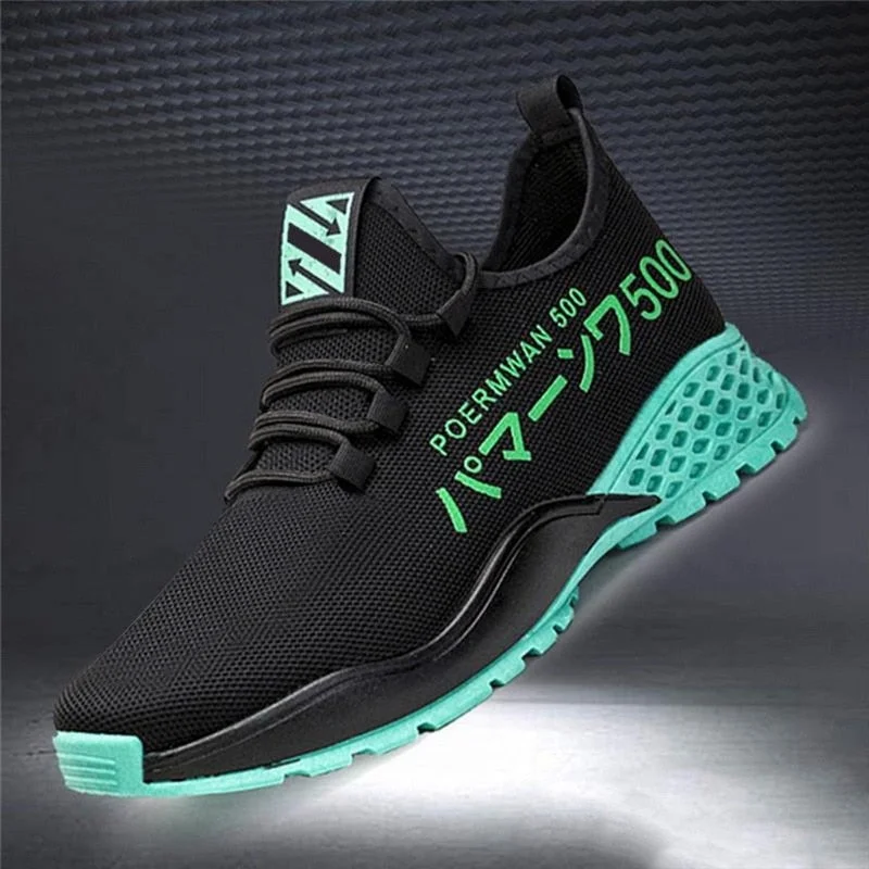 Male sneakers Thick Bottom Increase Mesh Breathable Tennis Female Casual Vulcanized Shoes Lace Up Platfrom Shoes 2021