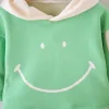 Baby Boys Girl Sets Plush Warm Tops+ Bottoms 2 Pcs