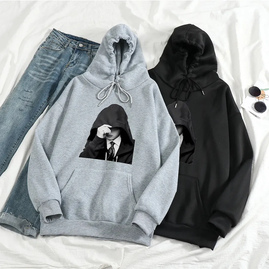 JIMIN] BTS Arirang Tour Hoodie - Black Hoodie Portrait