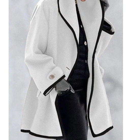 Casual Ombre Shirt Collar Outerwear | EGEMISS