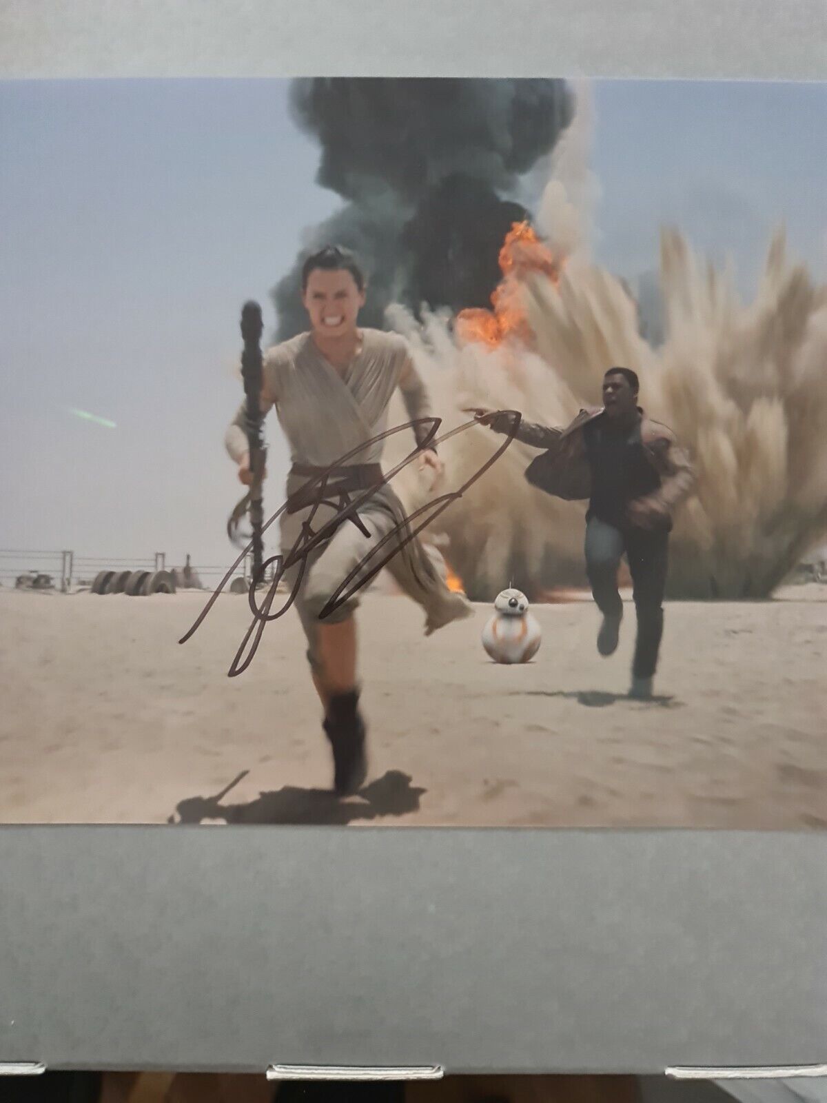 John Boyega - hand signed Photo Poster painting - Finn - Star Wars - 10x8 FN-217