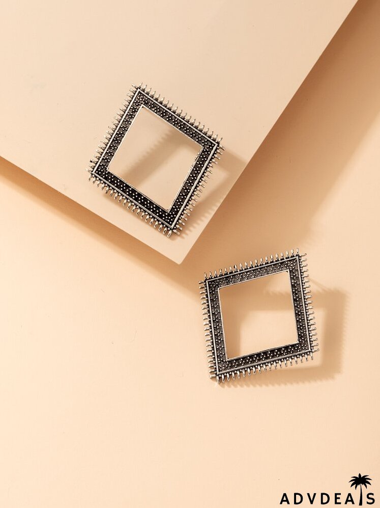 Geometric Stud Earrings