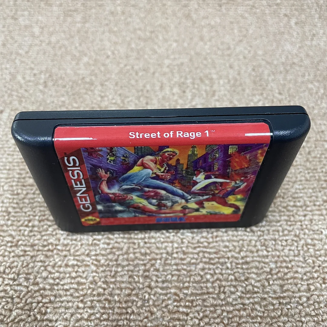 Streets of Rage 1 For SEGA Genesis & Mega Drive - 16 Bit Game Cartridge