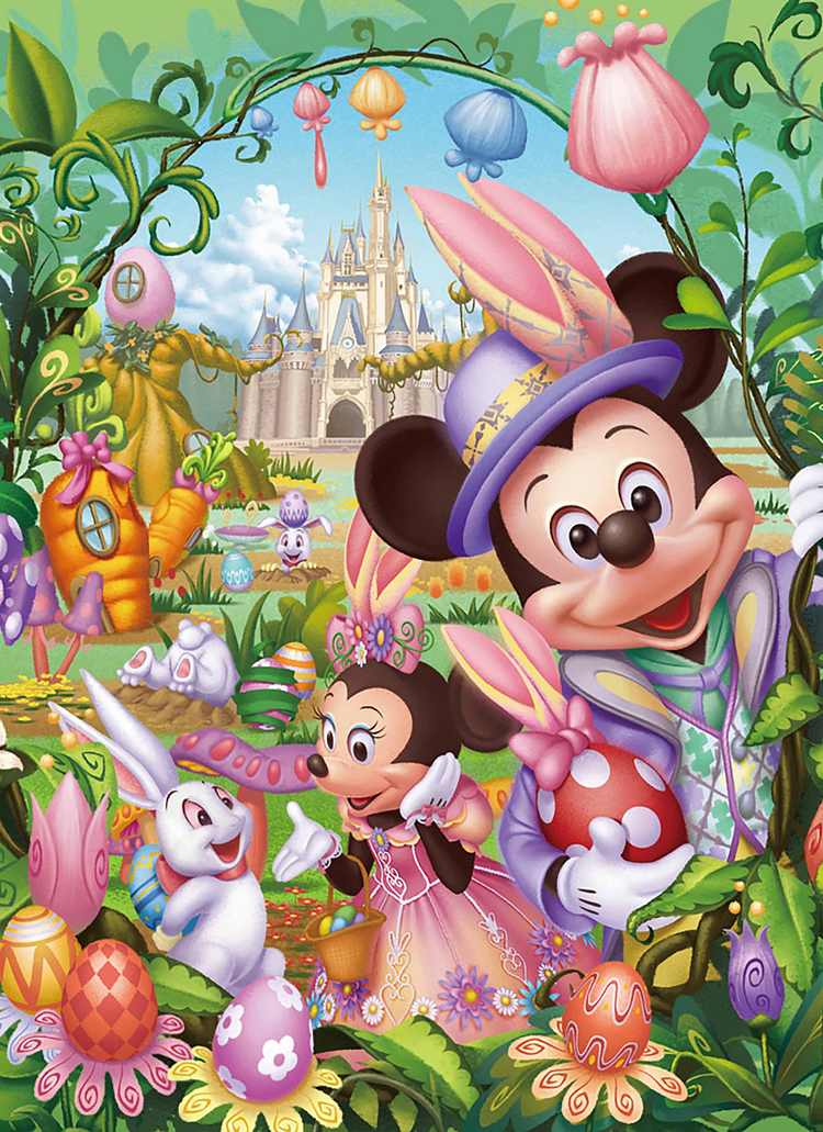 Disney Mickey And Minnie 40*55CM (Canvas) Diamond Painting gbfke