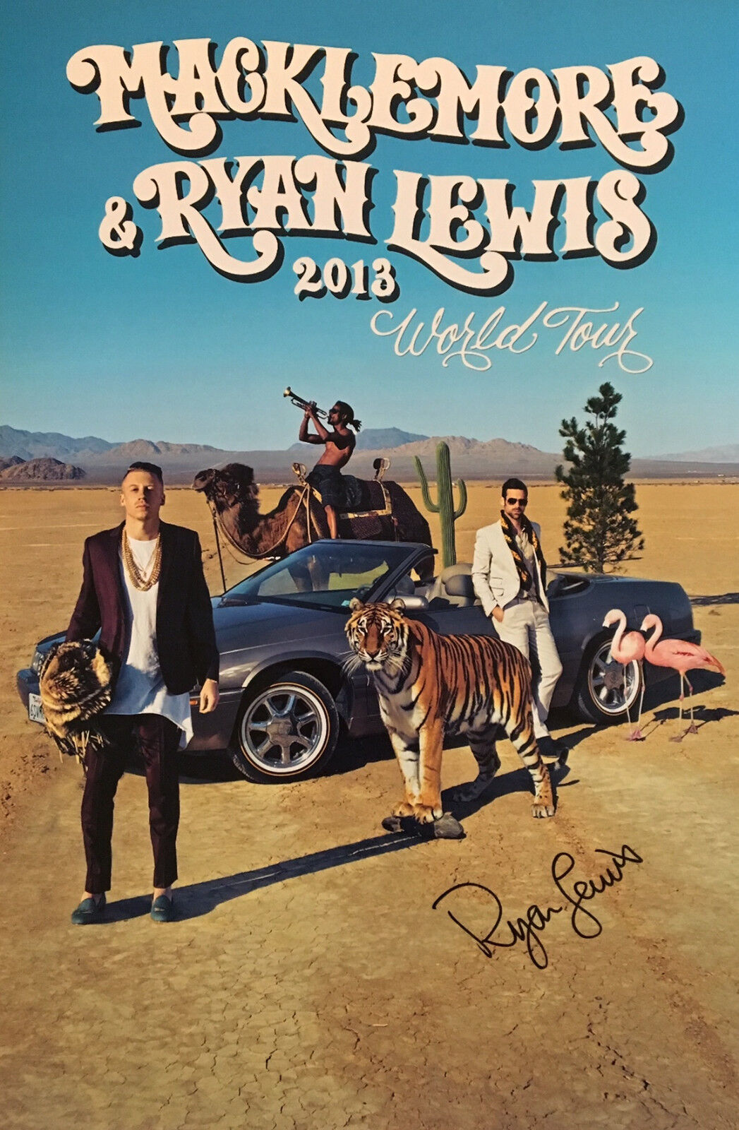 GFA Thrift Shop Producer * RYAN LEWIS * Signed 12x18 Photo Poster painting AD1 EXACT PROOF COA